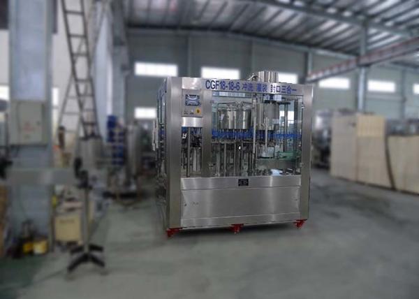 Steel Structure Automatic Water Bottling Machine Line Washing Filling Capping