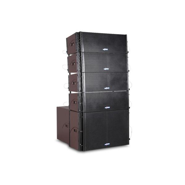 Quality 2*8"two way  pro  line array speaker system  passive and active LA208 for sale
