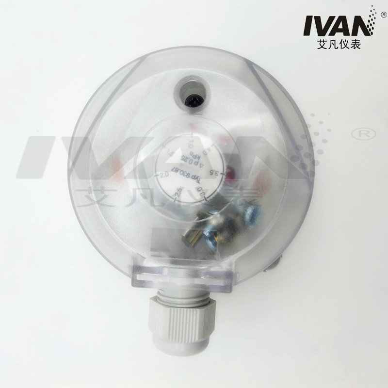 Customized Support Plastic Adjustable Differential Pressure Switches for B2B Industry