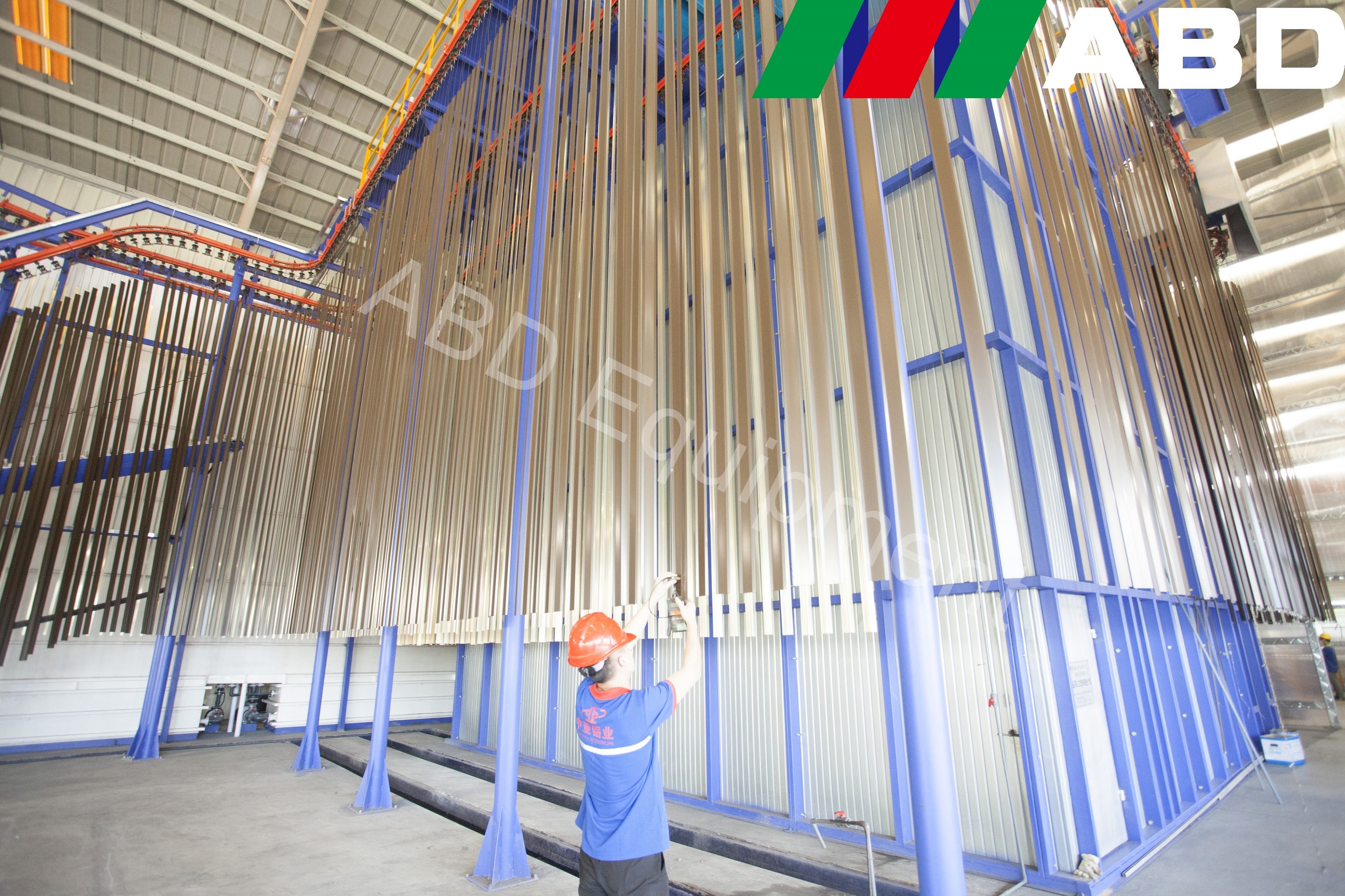 380V / 220V Vertical Powder Coating Line 8000KG For Baking Water