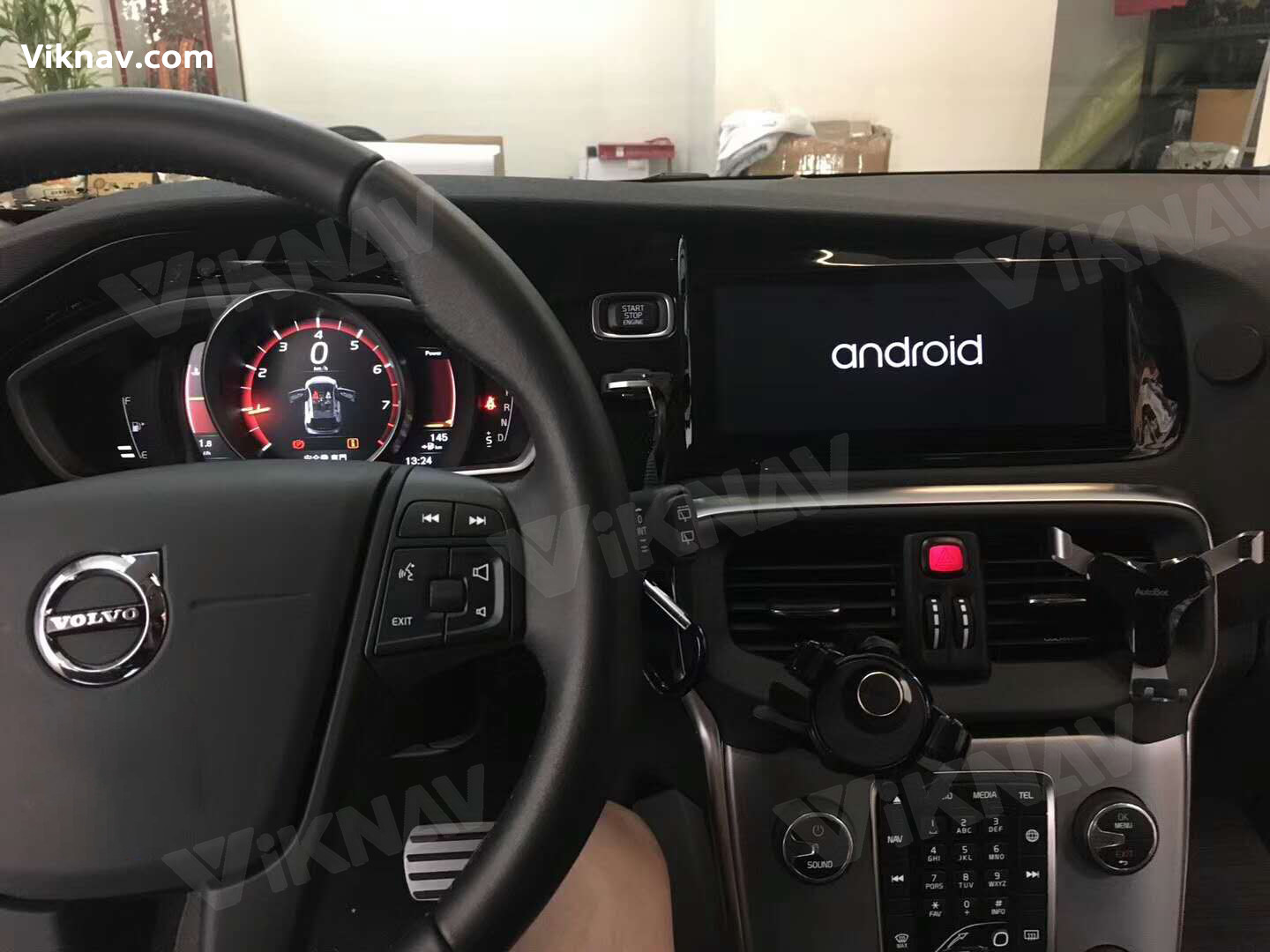 Viknav LHD LCD V40 Volvo Touch Screen 2011-2019 GPS Navigation 1920x1200