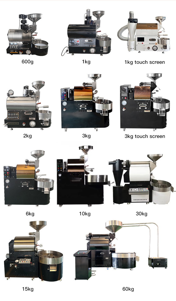 3kg Touch Screen Coffee Bean Roasting Machine Electric Cocoa Roaster Machinery