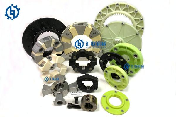 Excavator Engine Pump Rubber Coupling , Flexible Flanged Shaft Coupling CF-A CF