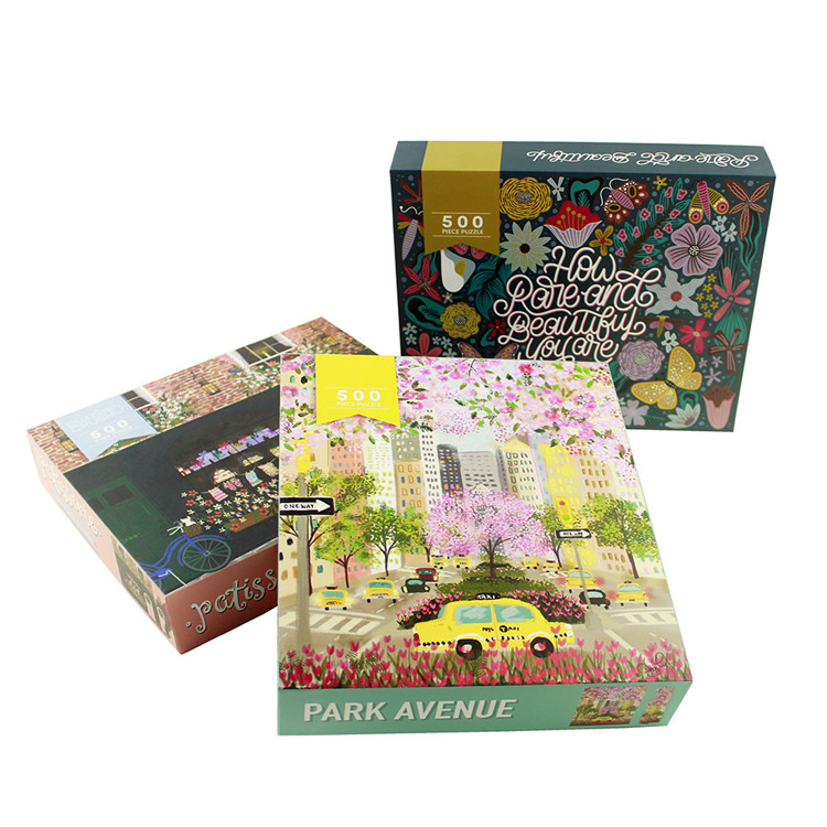 Custom Kids Adult Paper Jigsaw Puzzle 500 1000 Pieces Gift Jigsaw