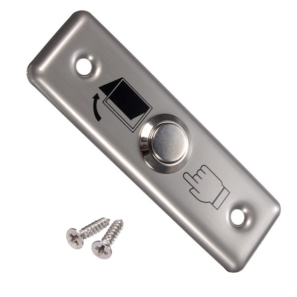 China Generic DC 12V NC NO Release Button Switch Square Touch Sensor Door Exit with LED Light For Access Control System on sale China Generic DC 12V NC NO Release Button Switch Square Touch Sensor Door Exit with LED Light For Access Control System on sale
