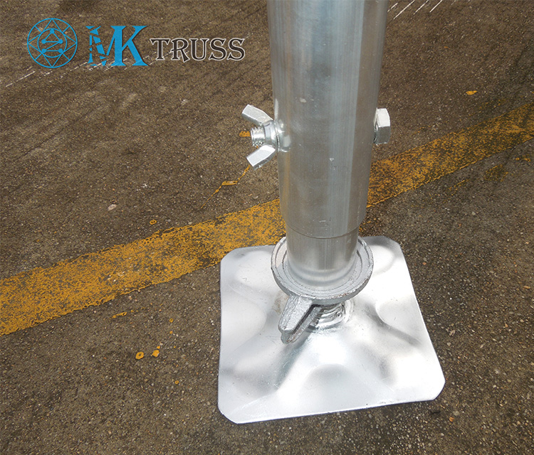 4'x8' Adjustable Event Stage Platform with Aluminum Stage Assembly and 18mm Plywood