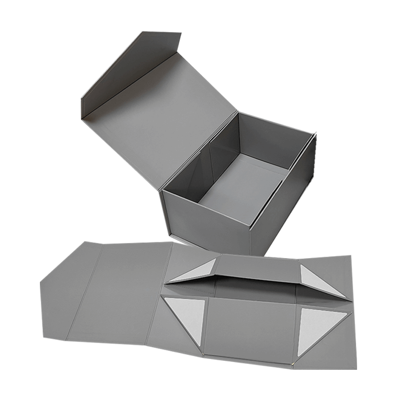 Magnetic Closure Cardboard Display Box Coin Packaging Hollow Faux Book Style Box