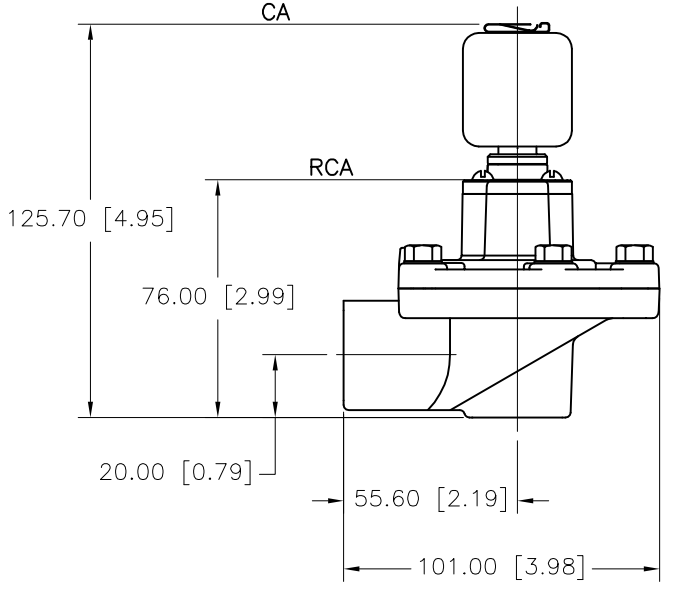 CA20T 3/4'' Goyen Replacement Dust Collector Valve AC220V DC24V CA20T 3/4'' Dust Collector Diaphragm Valve