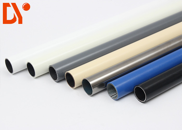Anti Static Lean Tube Round Shape 1000kg Load Capacity For Lean Warehouse Shelves