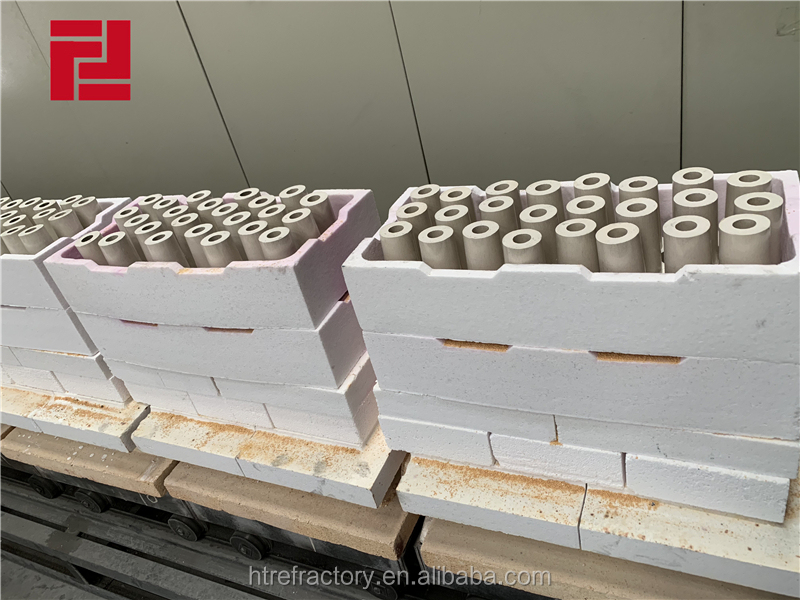 Manufacture Refractory Nozzle for Steel Ladle Tundish Block 1770° Refractoriness 2000°
