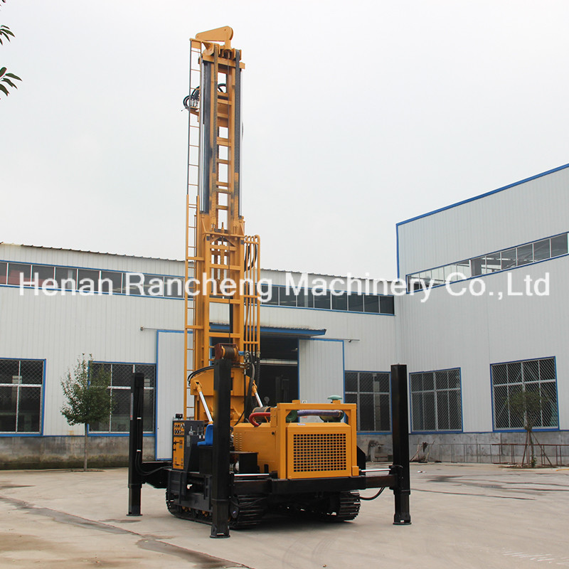 Hydraulic Pneumatic Water Well Drilling Equipment 500m Bore Depth 118KW Engine