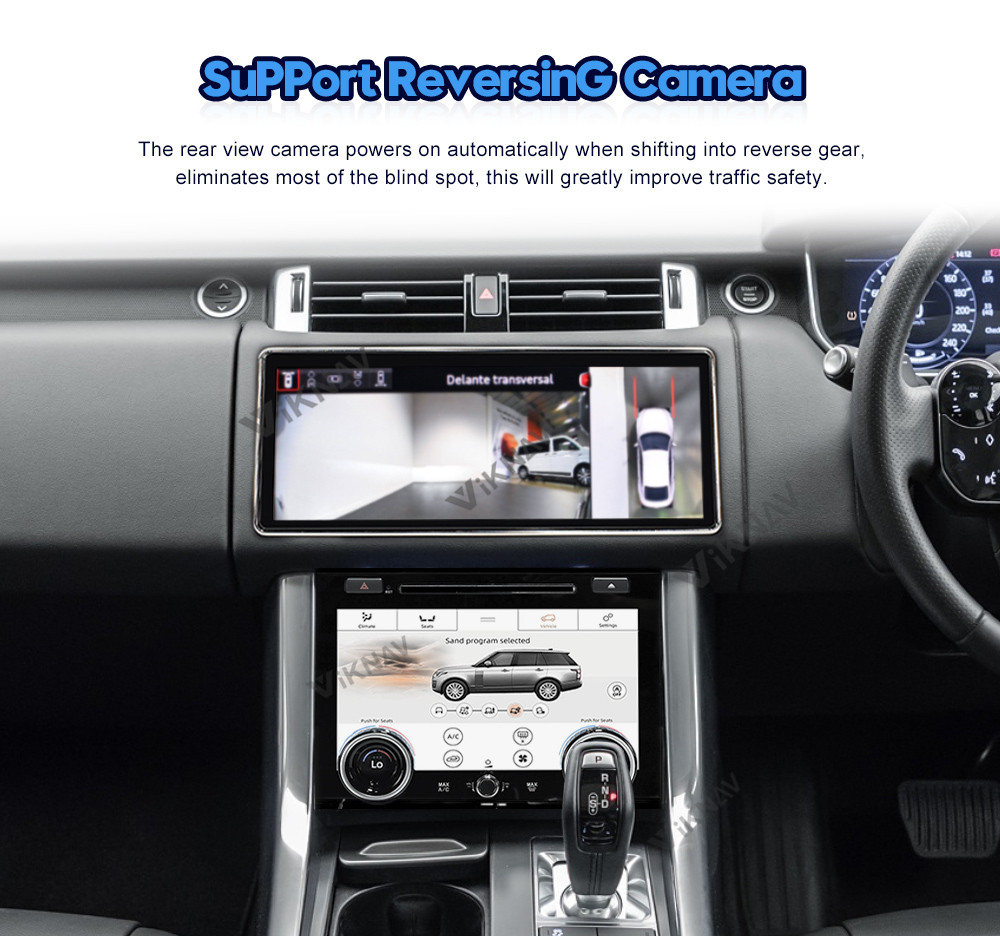 12.3inch Car radio For Range Rover Sport Right Peptide L494 Multimedia Player Stereo Android GPS Navigation Carplay