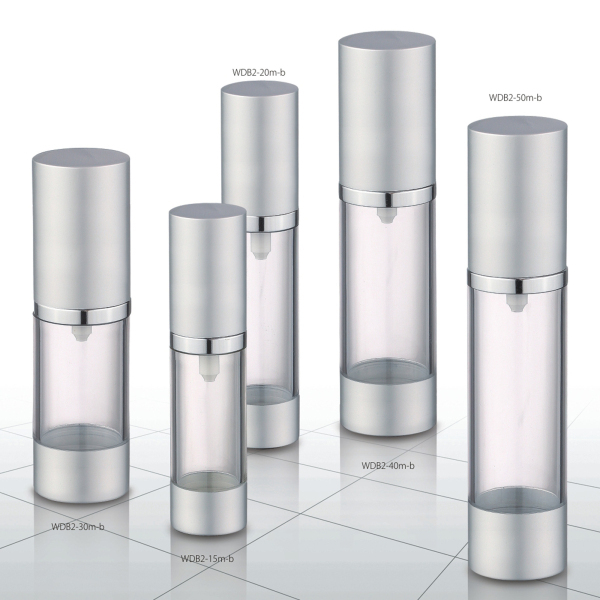 25/32mm Diameter 15ml 20ml 30ml 40ml 50ml Round Airless Bottle for Cosmetic Packaging