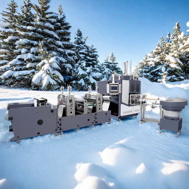 Customizable Four-Axis Non Stop Turret Slitting Rewinding Machine for High Volume Production