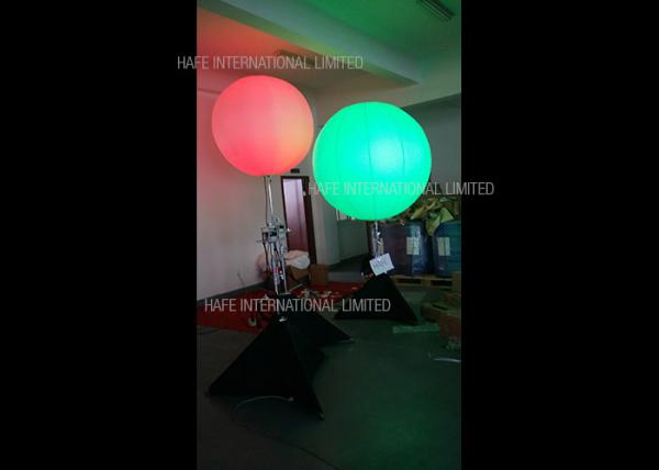 Advertising Inflatable Stand Tripod Balloon Led Lighting Dual Combination