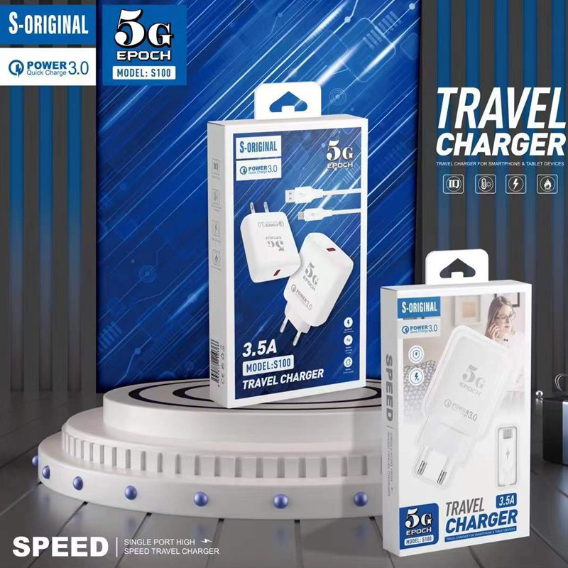 High Speed 3.5A Single USB Charger Kits Travel Charger For Iphone