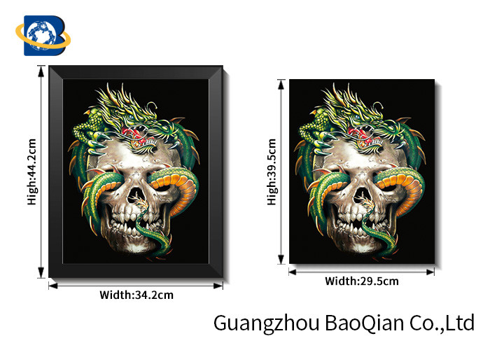 Scary Skool 3D Picture Lenticular Flip Home Decor Photo With Black Frame