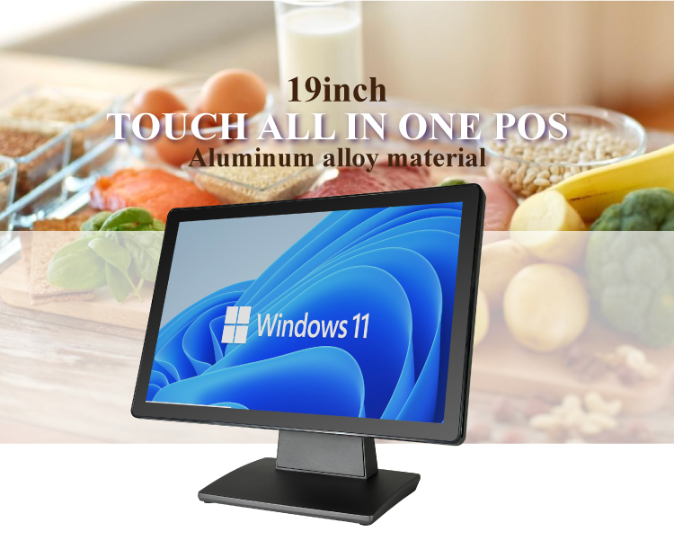 Dark Gray 19inch Point of Sale Touch All in One POS Terminal POS Systems with Performance