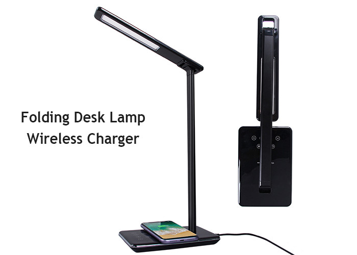 Eye Caring Foldable Desklamp 10W QI Wireless Charging Pad