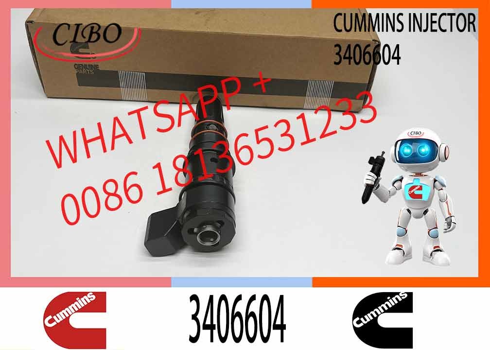 PT Fuel System Diesel Fuel Injector 3406604 For Cummins Construction Engine M11-C350 3