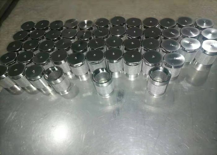 Silver Stainless Steel 304 10um Sintered Mesh Filter For Oil Filter