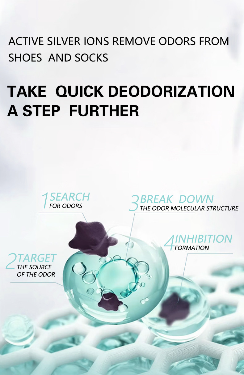 Antibacterial Foot And Shoe Deodorant Spray Smell Eliminator OEM