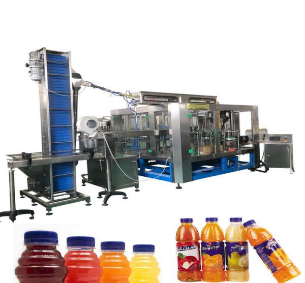 3 In 1 Concentrated Juice Bottling Machine / Juice Filling Equipment For Pet
