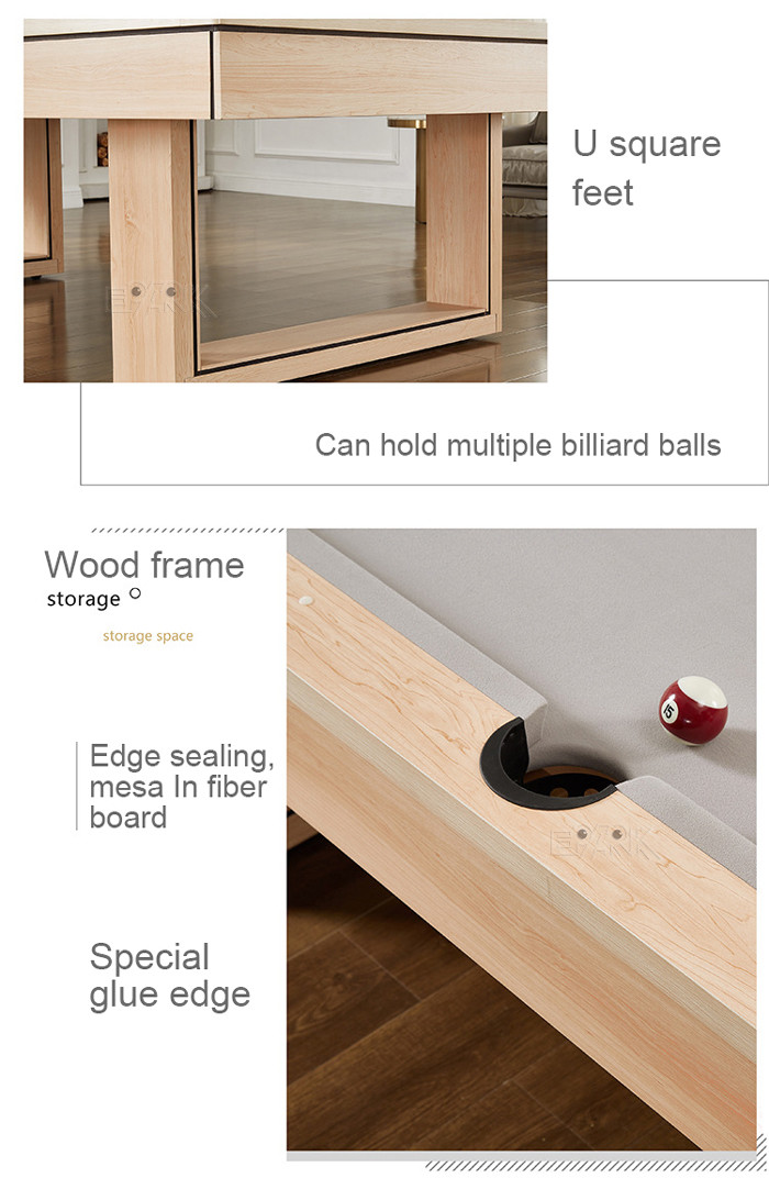 8 Foot Home Billiards Table Wood Tennis Tables Game