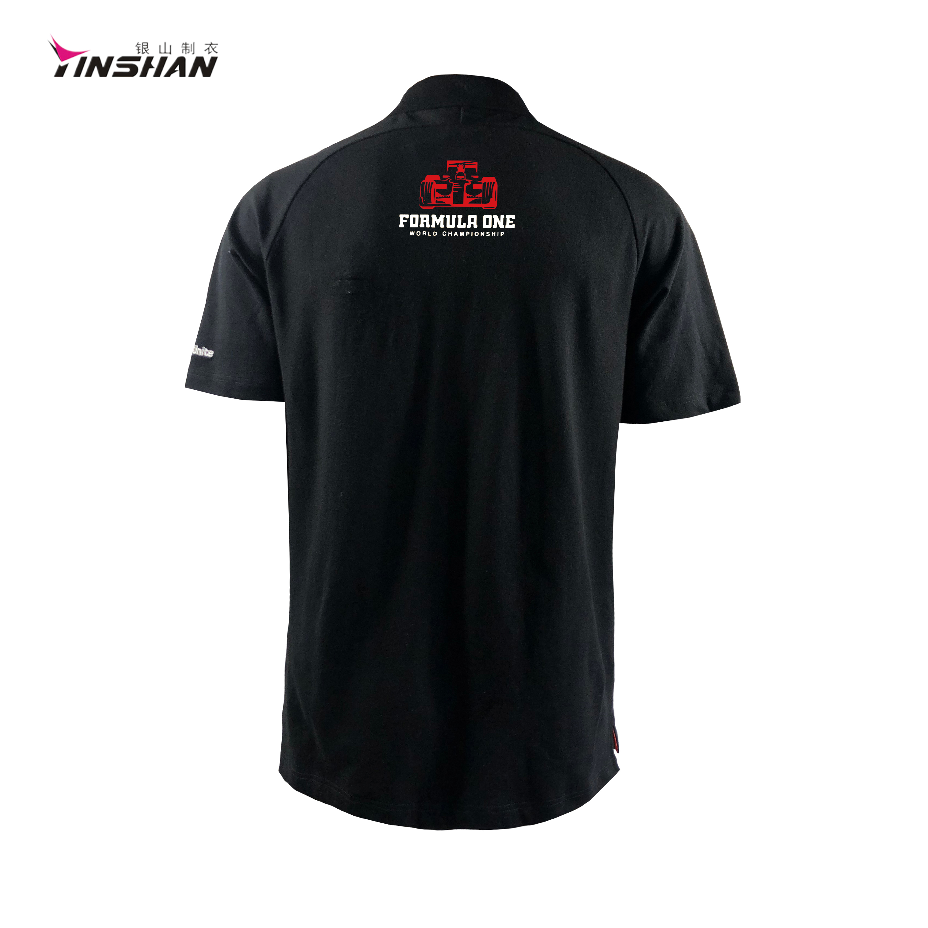 Customised Racing Team Polo Shirt For Personalization And Logo Design With Polyester/Elastane