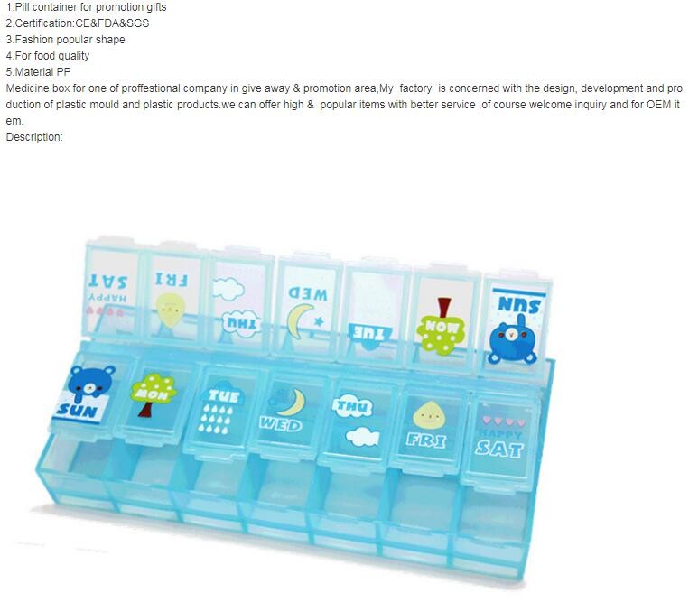 Portable Creative style foldable travel plastic cup with pill case, Random color creative travel cup with pill case for