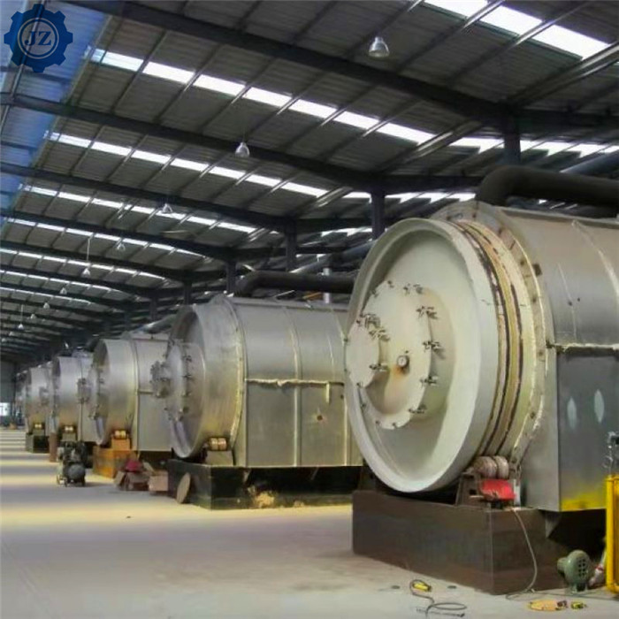 No Pollution Waste Plastic To Oil Pyrolysis Machine/ Scrap Tire Recycle To Oil Plant