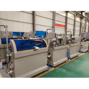 China 500mm Saw Blade Automatic Cutting Machine Aluminum CNC Corner Connector Cutting Saw Window Machine on sale