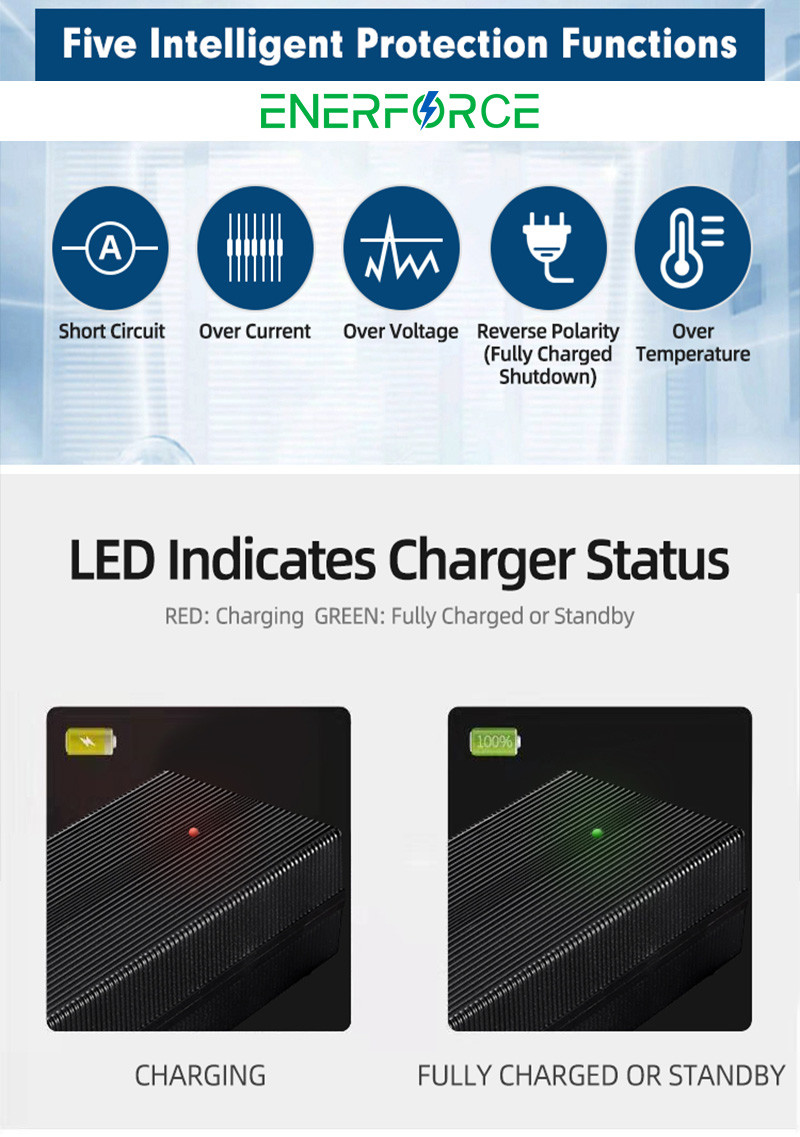 Electric Scooters Lithium Battery Accessories 220V AC 12V 24V 36V 48V 60V 72V