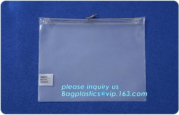 Plastic Bag OEM Custom PVC Loop Handle Image Printed Plastic Shopping Bag,Promotional Clear Waterproof Plastic Cosmetic