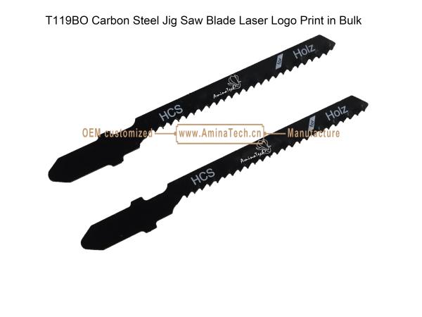 T119BO Carbon Jig Saw Blade Laser Logo Print in Bulk size:75mmX6x12T, Cutting