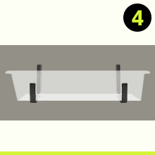 Versatile Wall Mounted Planter Box Bracket for Patio Rail Planters and Bird Feeders