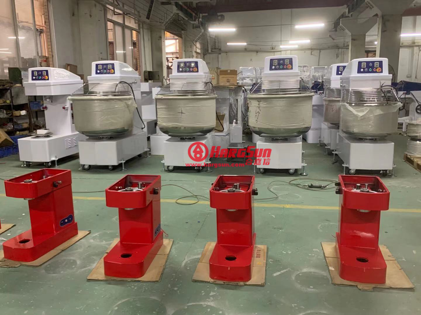 130L Bread Dough Kneading Machine Dough Mixing Equipment For Canteen