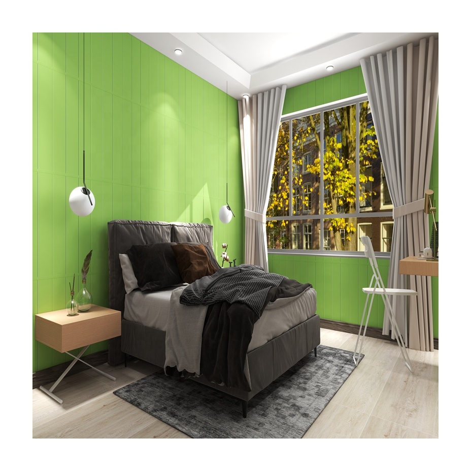 Self Adhesive PE Foam Brick Wallpaper Anti Collision 3D PE Foam Wallpaper