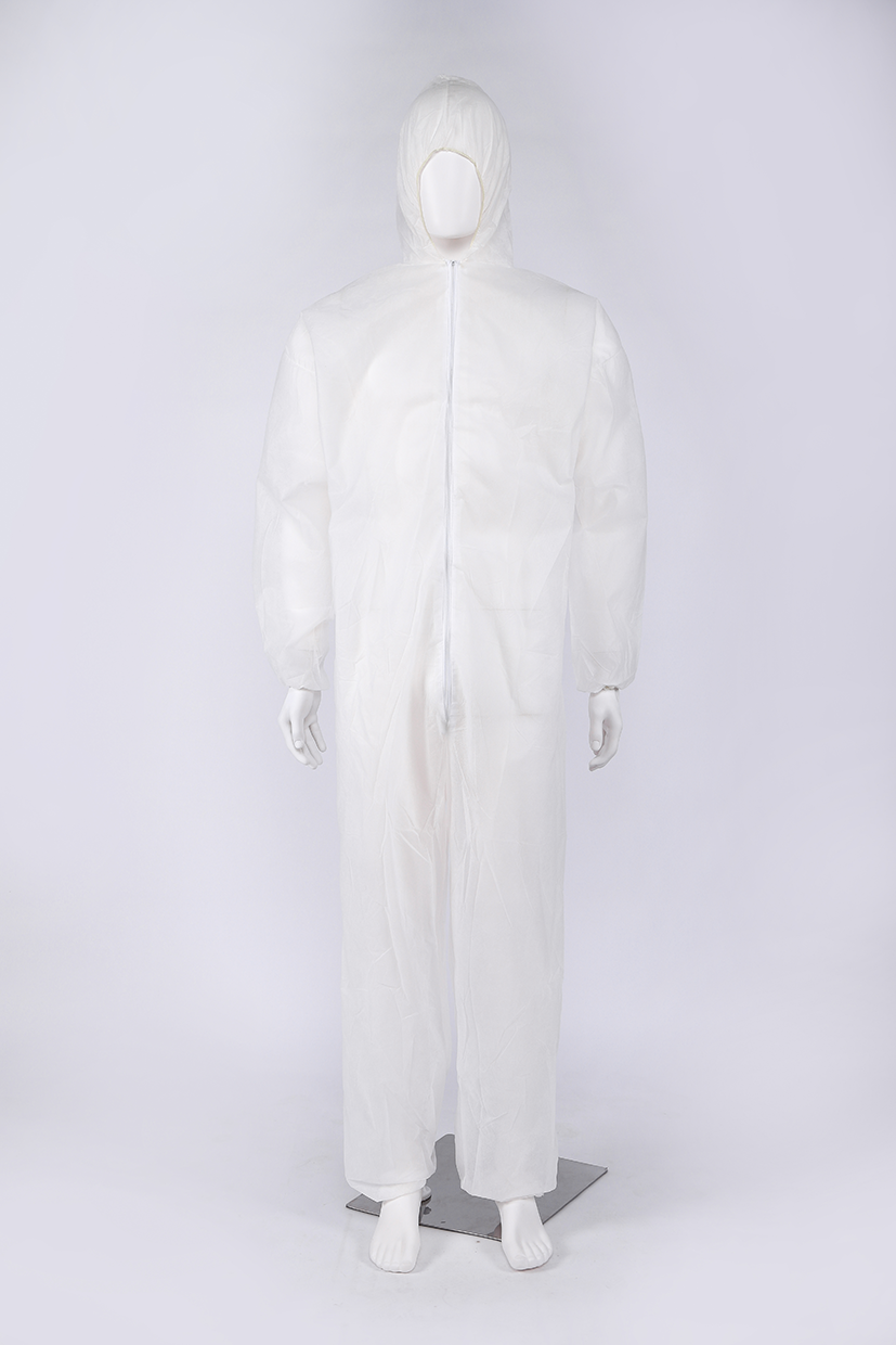 Non-woven PP/SMS Coverall Protective Disposable Coverall for Men or Women Protective Coverall