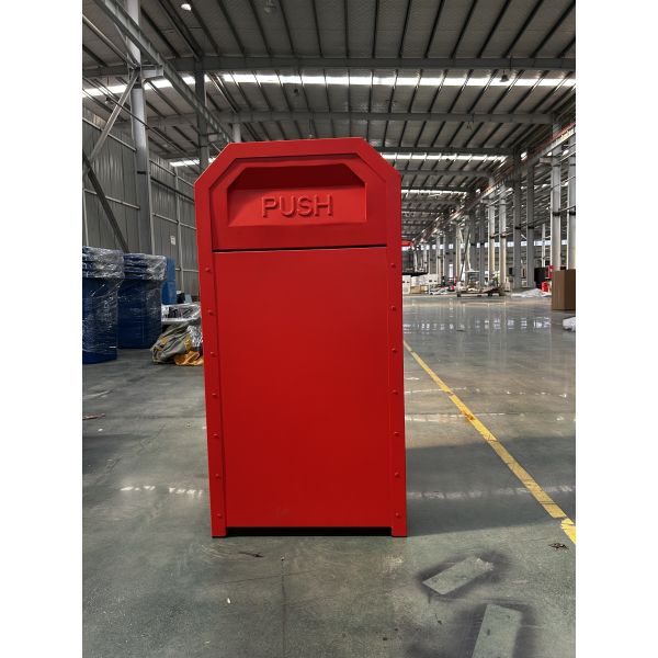 Quality Eco-Friendly Stainless Steel Trash Can with Customized Size and Logo for Commercial Use for sale