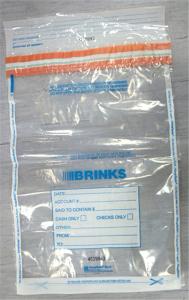  PE LDPE Tamper Evident Security Bags Pouch Seal For Food Packaging Manufactures