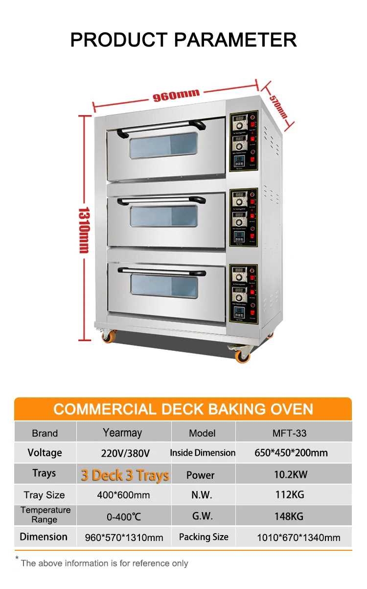 Digital Display Independent Temperature Control Cooking &amp; Baking Oven Equipment