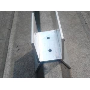 China Commercial Flat Roof PV Mounting Systems , Tin Metal Rooftop Aluminum PV Roof Mounting Systems on sale