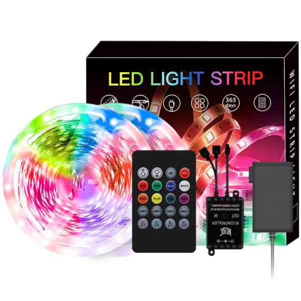 Bluetooth APP Control 5050 RGB LED Strip Waterproof For Indoor Outdoor