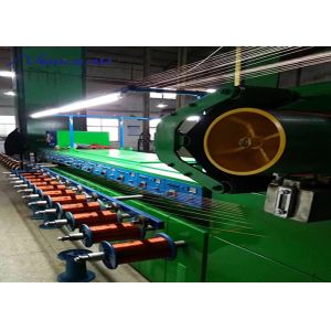 Vertical Super Enamel Coating Machine For Copper Wire Stripping 24 Lines 0.80-2