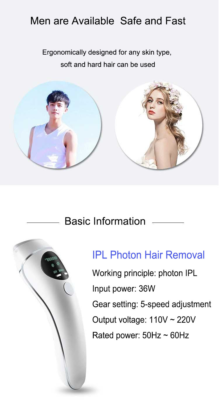 Beauty IPL Hair Removal Machine Painless Body Hair Removal Machine For Women