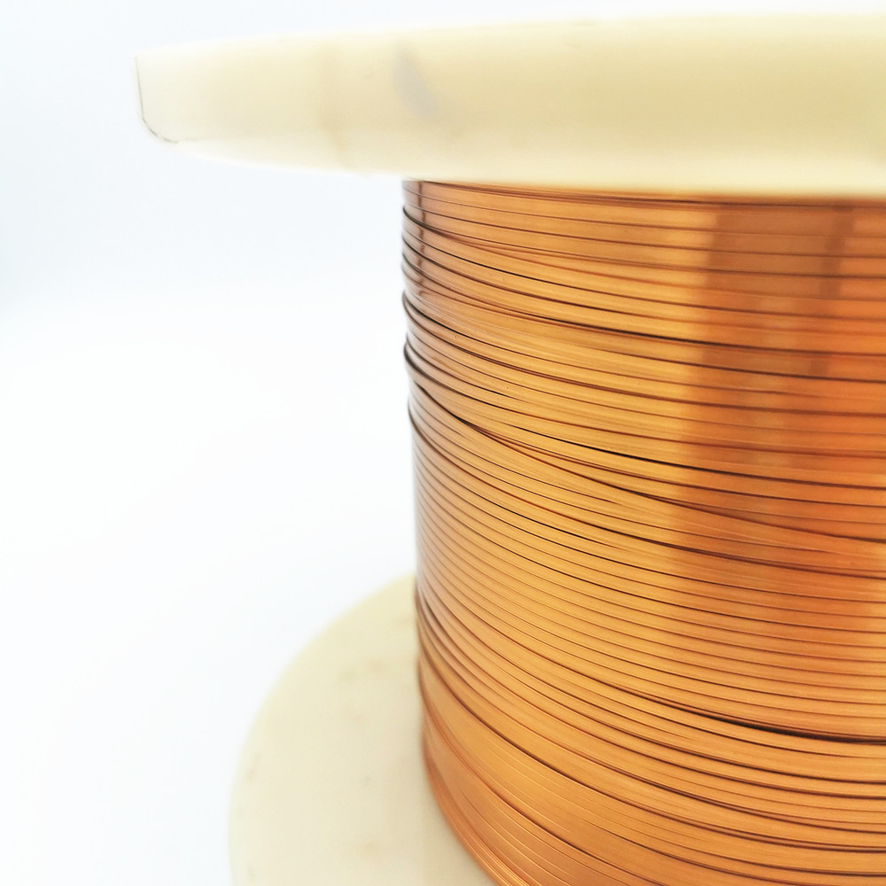 1.8mm * 0.3mm Rectangular Copper Wire 180 Degree Self Bonding