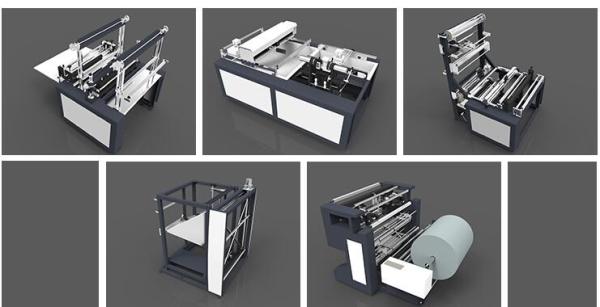 Gold supplier China manufacturer non woven bag cutting machine