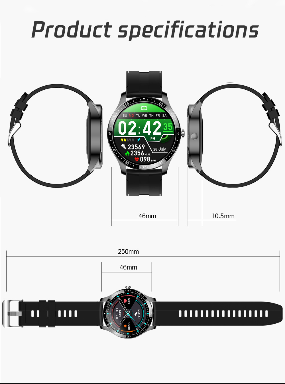 Fitness Equipment Gym Bands Amazfit Bip Smart Watch Access Control Unlock Smart Watch Tracking Watch Apply to Huawei Swatch P10