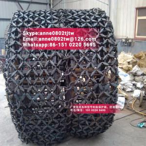  OTR tyre protection chains 23.5R25 for wheel loader mainly used in hot slag Manufactures